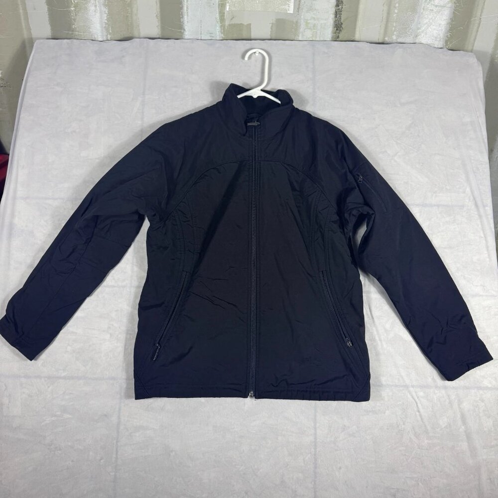North End Women's Windbreaker Jacket Black All Climate Wear‎ Ezem System Medium